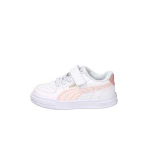 Zapatillas Puma para Niña, Blancas y Rosas, Tacón de 2 cm, Tallas 21 22 23 24 25 26 27, Lona, Modernas - Product Image 1