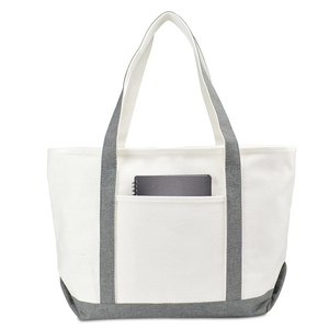 Extra Large Cotton Canvas Portable Best Quality Cheap China <strong>Wholesale</strong> <strong>Tote</strong> Shopping <strong>Bag</strong> with Handles Customizable logo - Product Image 5