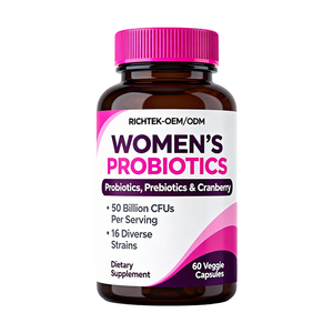 Mujeres Probiótico 60 Caps 50 Billion CFU 16 Cepas con liberación retardada estable sin <span class=keywords><strong>gluten</strong></span> de <span class=keywords><strong>soja</strong></span> Lácteos - Product Image 5