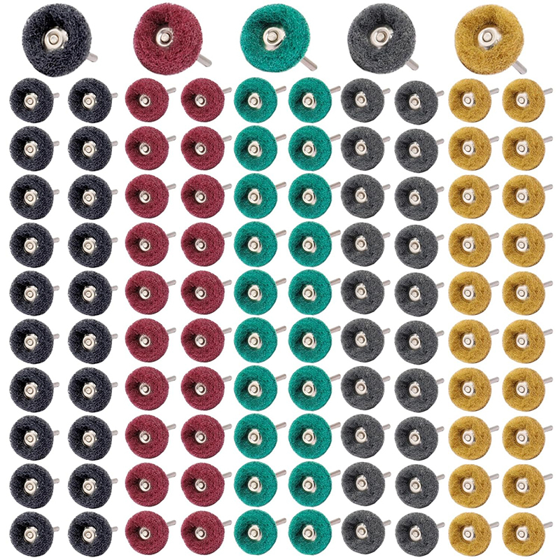 Fiber Cleaning Cloth Grinding Head Metal