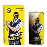 Coque de téléphone en verre trempé anti-espionnage à couverture intégrale, protection d'écran compatible avec Samsung Galaxy S8 S9 S10 S20 S21 S22 S23 S24
