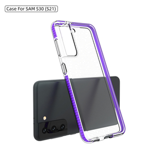 เคสโทรศัพท์มือถือแบบใส TPU ป้องกันการกระแทก 360 องศา พร้อมระบบป้องกันแบบถุงลมนิรภัย สำหรับ Samsung S21 - Product Image 2
