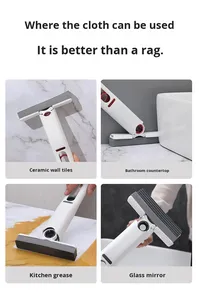 Wholesale Mini Small <b>Mop</b> Desktop Multi-function Household Hand-free Washable Hand-held Folding Type Bathroom Crevice Water - Product Image 5