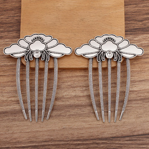 (14620) Accessoires DIY : Épingles à cheveux <span class=keywords><strong>de</strong></span> style ancien, <span class=keywords><strong>couronnes</strong></span> à cheveux en forme <span class=keywords><strong>de</strong></span> fleur et peignes - Product Image 4