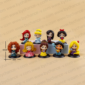 Figurine en plastique Princesse d'hiver cé<span class=keywords><strong>l</strong></span>èbre, décoration <span class=keywords><strong>de</strong></span> gâteau pour filles, fournitures <span class=keywords><strong>de</strong></span> fête d'anniversaire pour filles et adolescentes <span class=keywords><strong>de</strong></span> tous âges - Product Image 4