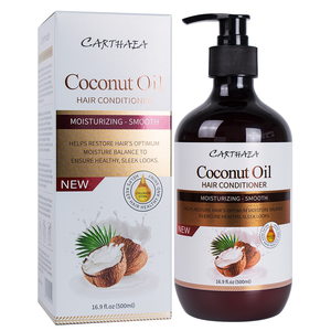 Tratamiento Capilar con Aceite de Coco Orgánico Herbal Carthaea, Hidratante, Reparador, Suavizante, Champú Capilar con Colágeno y Coco - Product Image 1