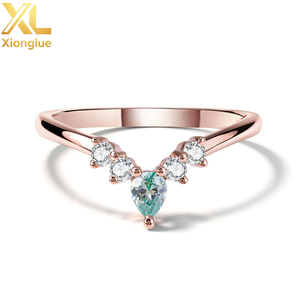 Solid Real Gold Lab Grown Diamond <b>Ring</b> Fashion <b>Rings</b> <b>Ring</b> Holder Custom Jewelry Wedding Daily Wear for <b>Couple</b> Set - Product Image 2