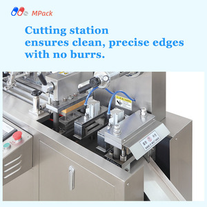 Machine d'emballage sous blister pour chewing-gum électrique DPP120 |   Équipement automatique de formage, de scellement, de découpe et d'emballage en PVC et en aluminium, facile à utiliser - Product Image 4