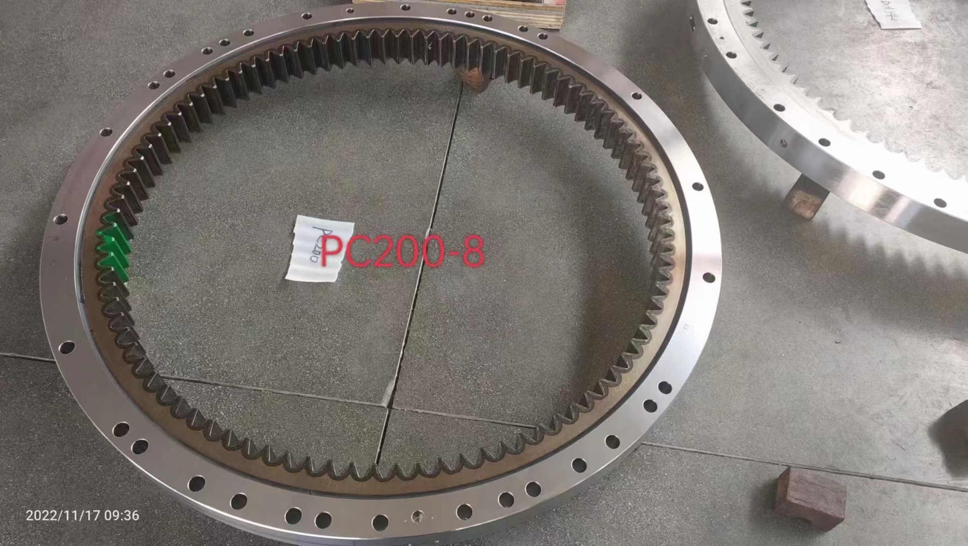 中国 六角輪花盤　f2250202 PC150 PC160-6/7 PC210 Excavator Swing Circle/bearing Turntable