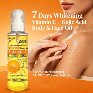 Aceite Blanqueador con Vitamina C y Ácido Kójico, Hidratante para la Piel, Antienvejecimiento, Nutritivo, Iluminador, Aceite Esencial Facial y Corporal - Product Image 1