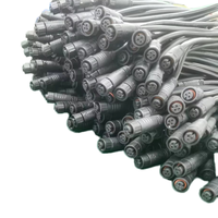 Connecteur électrique étanche IP67/IP68 JiaHui M12 mâle/femelle 2-8 broches 10A pour éclairage LED extérieur