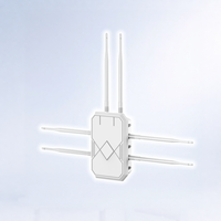 WiFi Extender Outdoor Long Range AX3000 WiFi 6 3000Mbps Dual Band Outdoor Access Point Repeater Router 6x5dBi Antennas