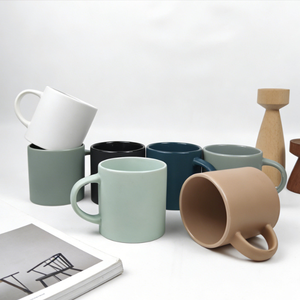 Modern Matte Finish <b>Ceramic</b> <b>Mugs</b>, 12oz Multi-color Coffee/Tea/Drinkware Cups, Bulk Wholesale for Home, Office & Cafe - Product Image 3