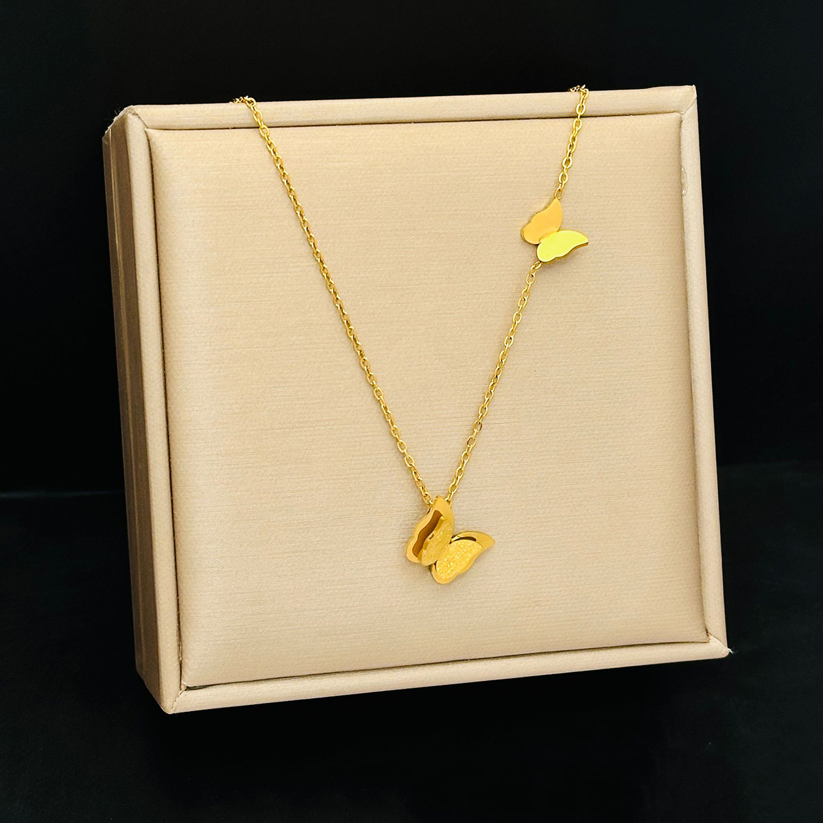 [86009] double butterfly gold