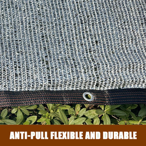 Voile d'<span class=keywords><strong>ombrage</strong></span> rectangulaire en aluminium et HDPE, protection UV argentée, taux d'<span class=keywords><strong>ombrage</strong></span> 30%-95%, <span class=keywords><strong>toile</strong></span> d'<span class=keywords><strong>ombrage</strong></span> pour usage <span class=keywords><strong>agricole</strong></span> - Product Image 2