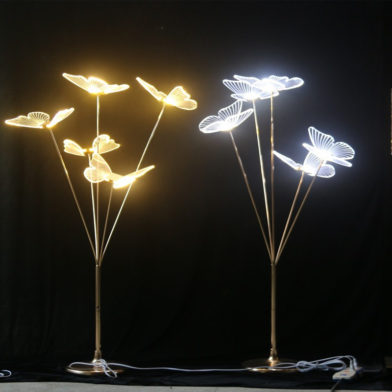 6 ft Artificial Ginkgo Tree Round Base for Photo Studio UV Resistant ...