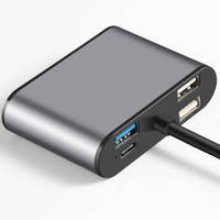 VCOM 8 in 1 Multifungsi USB Docking USB3.0 Audio 3.5mm PD 60W Pengisian Daya VGA 2160 P HDMI Hub Harga Pabrik