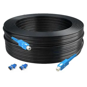 10M 20M 50M 100M 150M 200M kapalı açık FIBER optik Simplex dubleks SInglemode G657A FTTH saplamalı kablo yama kablosu