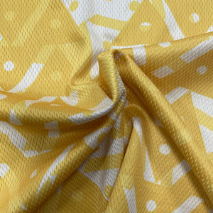 Parche personalizado diseño de logotipo patrón de sublimación y nombre amarillo hombres fútbol camiseta de fútbol - Product Image 6