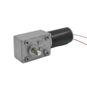 12V/24V 브러시 고토크 저속 자동 잠금 <span class=keywords><strong>DC</strong></span> 기어 모터 전진 역방향 소형 웜 기어 보트 영구 자석 13A 8mm - Product Image 3