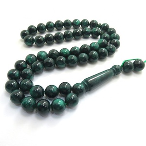 Mới đến màu xanh lá cây sáng hồi giáo hồi giáo nhựa cầu nguyện hạt kinh Mân Côi 51 tesbih Arabic 10mm cầu nguyện hạt kinh Mân Côi misbaha subhah - Product Image 4