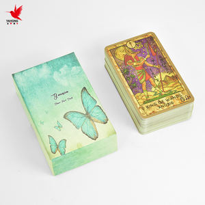 <span class=keywords><strong>Baraja</strong></span> de cartas de Tarot Melanated Vintage de lujo con estampado tradicional personalizado, <span class=keywords><strong>baraja</strong></span> de cartas de Tarot Premium con juego de guía - Product Image 6