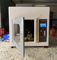 Máquina de Prueba de Combustión Horizontal y Vertical UL94, Cámara de Prueba de Inflamabilidad para Plásticos, Probador de Inflamabilidad Vertical y Horizontal