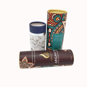 Custom Paper Circular Tube Food Grade Candle Paper Tube Packaging Tea Paper Tube