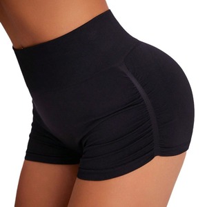 Shorts de yoga sans couture taille haute pour femmes, shorts de sport respirants, shorts de course, bas de tenue ajustés pour la gym et le fitness - Product Image 5