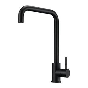 Commercio all'ingrosso della fabbrica in acciaio inox nero <span class=keywords><strong>rubinetto</strong></span> da cucina 360 gradi <span class=keywords><strong>rotativo</strong></span> lavello miscelatore acqua calda e fredda rubinetti di miscelazione - Product Image 1