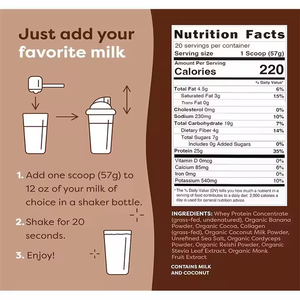 Usine directe OEM pris en charge protéine en poudre Smoothie collagène supplément boisson énergisante pour hommes produit de beauté sans sucres ajoutés pour - Product Image 3