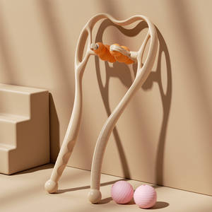 Baş Ağrısı Boyun Sertliği Giderici Yedek Toplu Döner Parça Derin Kas Boyun Vücut Masaj Çubuğu Rulo Ergonomik Tasarım - Product Image 3