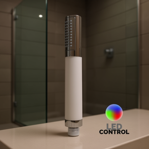 Trapani - Pistola de Ducha LED de un Solo Chorro, Cromada, 32 mm, con Control LED - Product Image 3