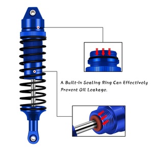 Hợp Kim Nhôm Giảm Xóc Lắp Ráp Đầy Đủ Kim Loại Lớn Bore Những Cú Sốc Phía Trước Và Phía Sau Cho <span class=keywords><strong>Traxxas</strong></span> 1/10 <span class=keywords><strong>Slash</strong></span> <span class=keywords><strong>4X4</strong></span> RC Xe Xe Tải Acc - Product Image 5
