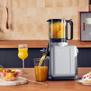 Extractor de Jugos Daewoo de Masticación Lenta, Eléctrico, Capacidad de 1.5L, Bajo Ruido, Motor DC, Carcasa de Plástico, Color Plata Marfil, Uso Doméstico - Product Image 1