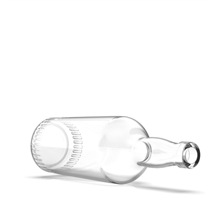 Botella de Licor de Vidrio Transparente Flint Blanco de Alta Calidad de 750ml para Whisky, Vodka, Ginebra, Ron con Base Inferior Única Grabada y Tapón de Corcho - Venta al por Mayor - Product Image 5