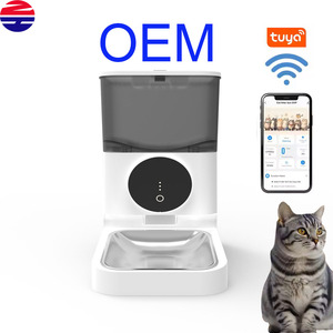 <span class=keywords><strong>Petwant</strong></span> OEM 2.8L 스마트 애완 동물 피더 카메라 Tuya APP 제어 작은 동물을위한 친환경 스테인레스 스틸 그릇 피더 - Product Image 6
