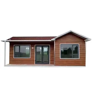 Factory portable residential prefabricated modern luxury steel structure prefabricated container villa house