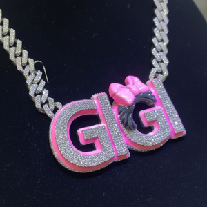 Colgante de Hip Hop Colgante de diamante 925 Sterling Alta calidad Personalizado Iced Out Silver - Product Image 1
