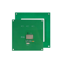 Modul Pembaca Tag All-in-one FONKAN 120*120mm UHF RFID 865-868Mhz 902-928Mhz EPC G2 6C Terintegrasi Antena 5.5dBi