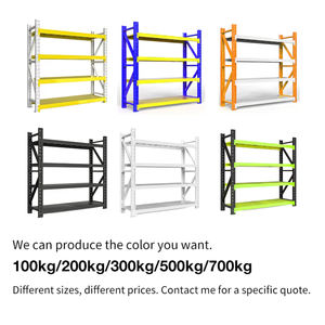 부식 방지 기능이 있는 헤비 듀티 양면 금속 창고 선반 유닛 산업용 스틸 랙 - Product Image 2