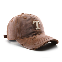 Nueva Gorra de Béisbol de Moda con Letras Bordadas, 6 Paneles, Ajustable, 100% Algodón, Personalizada