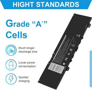 Аккумулятор для ноутбука 39DY5 F62G0 13 7000 2 в 1 7370 5370 7380 P83G P87G P91G 039DY5 39DY5 0F62G0 RPJC3 0RPJC3 F62GO 11,4 V 38 Wh 3C - Product Image 6