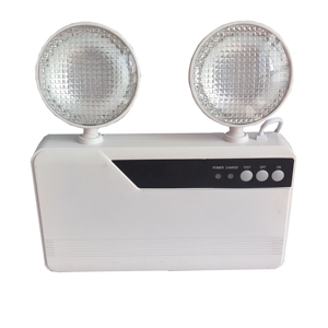 6W/10W Double Heads Rechargeable LED Emergency Light With Plastic Housing Twin Spot Emergency Lamp - Product Image 4