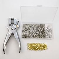 Kit de pinces à pression manuelles multifonctionnelles avec composants PLC, garantie 1 an, pour l'installation de rivets et l'ouverture d'œillets de 5 mm sur chaussures
