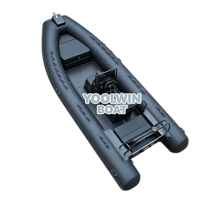 Yacht de luxe de 5,8 m, coque semi-rigide en aluminium, bateau pneumatique RIB 580, bateau de patrouille à vendre - Product Image 1