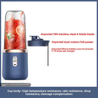 Draagbare Multi-Functionele Sap & Mixer Machine Nieuwe Huis & Rv Juicer Met Usb Opladen Voor Studenten En Huishouden Of Auto Gebruik