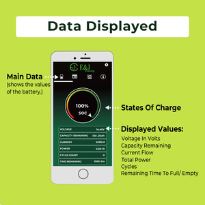 Sistema de Monitoreo Inteligente de Alta Precisión de 500A para Baterías de Almacenamiento de Energía Solar con Aplicación Bluetooth y Descarga de Registro de Datos - Product Image 5