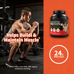Proteína <span class=keywords><strong>de</strong></span> Suero Aislada Sin Sabor, Concentrado 80% en Polvo, Sabor Chocolate con <span class=keywords><strong>Suplementos</strong></span> <span class=keywords><strong>de</strong></span> Creatina, 29 Porciones para Entrenamientos en el Gimnasio - Product Image 2