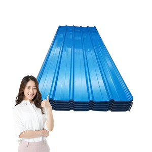 Vente en gros d'acier galvanisé pré-enduit PPGI, tuiles ondulées galvanisées en métal, panneaux de toit ondulés à revêtement coloré - Product Image 1